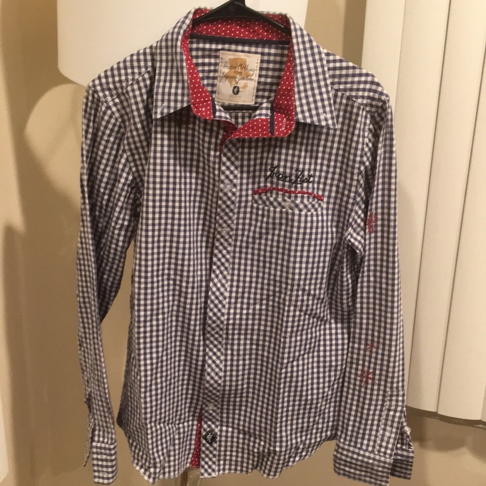 Iron Fist checkered men shirt